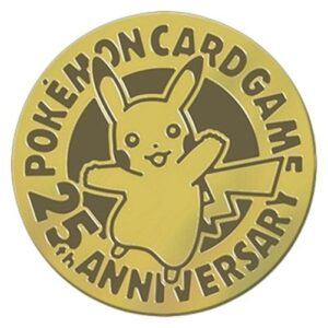 Pokemon 25th Anniversary Golden Box Pikachu Coin S-Chinese
