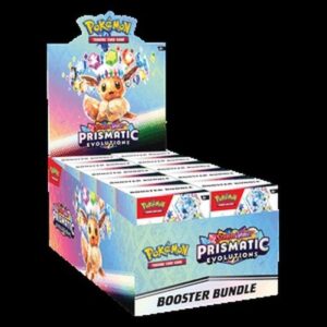 Pokemon Prismatic Evolutions Booster Bundle Display