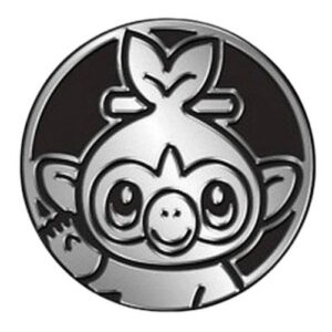 Pokemon 2022 Stacking Tins Silver Grookey Coin