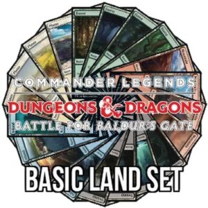 Magic: The Gathering Commander Legends: Battle for Baldur's Gate: Extras: Basic Land Set