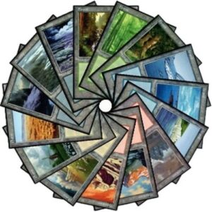 Magic: The Gathering Euro Lands Full Set