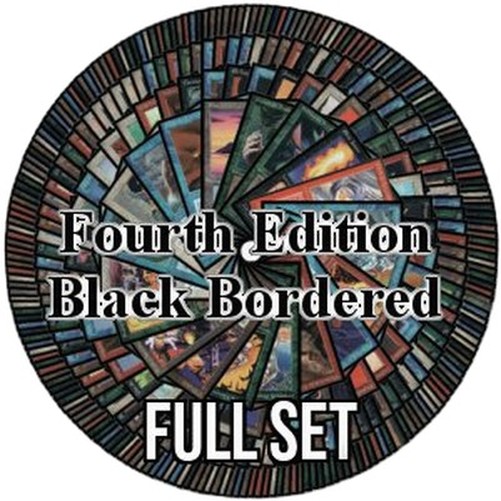 Magic: The Gathering Fourth Edition: Black Bordered: Full Set Spanish
