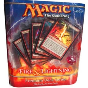 Magic: The Gathering Premium Deck Series: Fire & Lightning Full Set