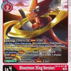 Digimon Shoutmon (King Version)