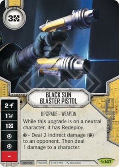 Star Wars: Destiny Black Sun Blaster Pistol