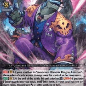 Cardfight!! Vanguard D-Avaricious Demonic Dragon, Greedon [D Format]