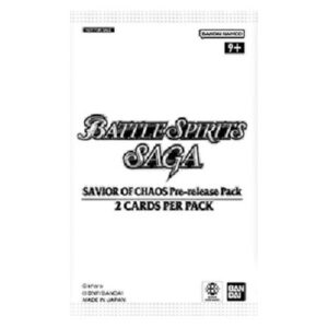 Battle Spirits Saga BSS04P Savior of Chaos Pre-release Pack Booster