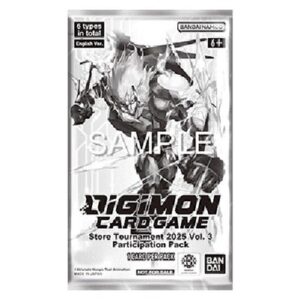 Digimon OTPE Store Tournament 2025 Vol. 3 Participation Pack Booster