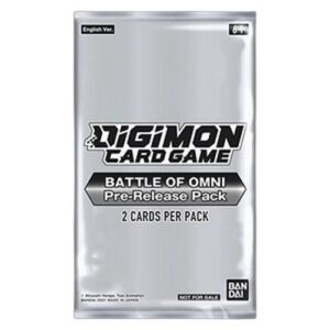 Digimon BT-05P Battle of Omni Pre-Release Pack