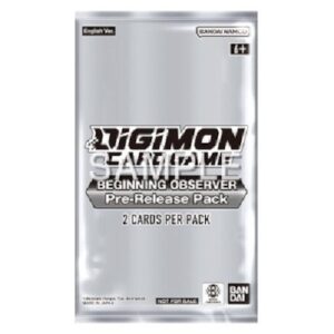 Digimon BT-16P Beginning Observer Pre-Release Pack Booster