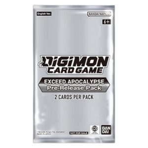Digimon BT-15P Exceed Apocalypse Pre-Release Pack Booster