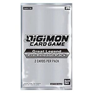 Digimon BT-04P Great Legend Pre-Release Pack