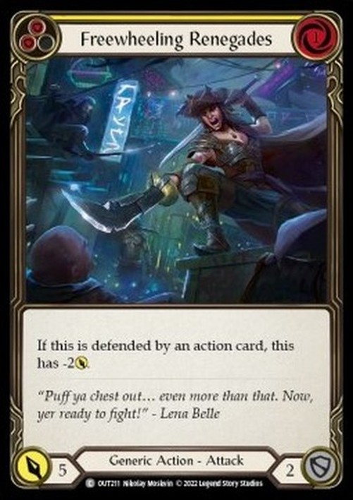 Flesh And Blood OUT Freewheeling Renegades (Yellow)