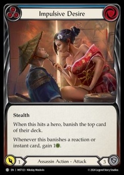 Flesh And Blood MST Impulsive Desire (Blue)