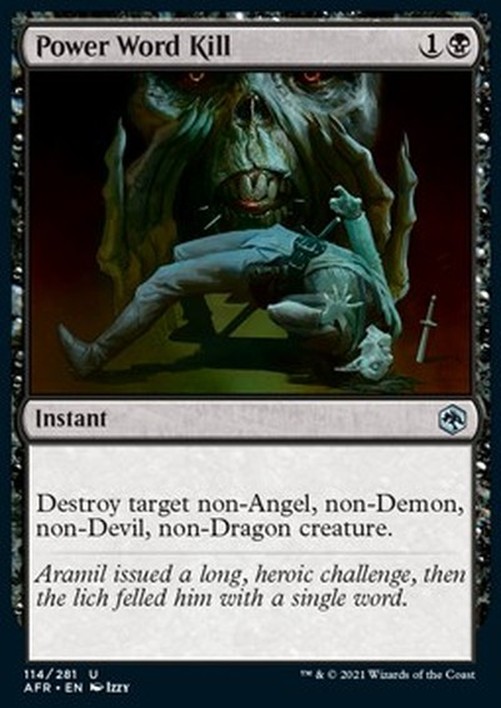 Magic: The Gathering Power Word Kill