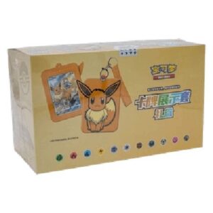 Pokemon Card Display Set Gift Box Case Eevee S-Chinese