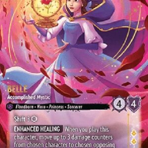 Lorcana 9FAB Belle - Accomplished Mystic (V.2)