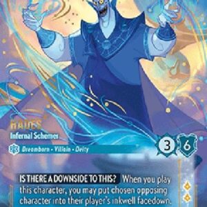 Lorcana 9FAB Hades - Infernal Schemer (V.2)