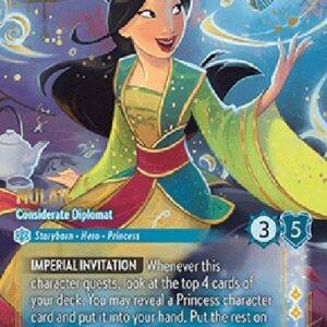 Lorcana 9FAB Mulan - Considerate Diplomat (V.2)