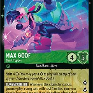Lorcana 9FAB Max Goof - Chart Topper (V.1)