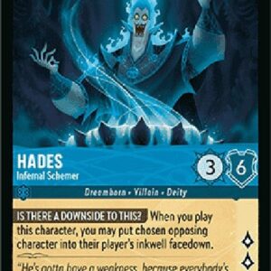 Lorcana 9FAB Hades - Infernal Schemer (V.1)