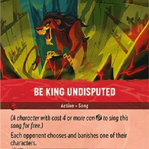 Lorcana 9FAB Be King Undisputed (V.2)