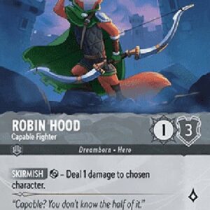 Lorcana 9FAB Robin Hood - Capable Fighter (V.2)