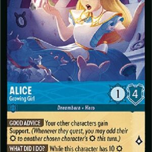 Lorcana 9FAB Alice - Growing Girl