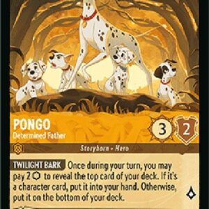 Lorcana 9FAB Pongo - Determined Father (V.1)