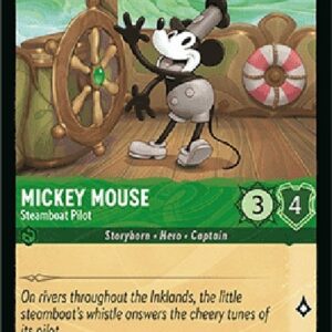 Lorcana 9FAB Mickey Mouse - Steamboat Pilot (V.1)