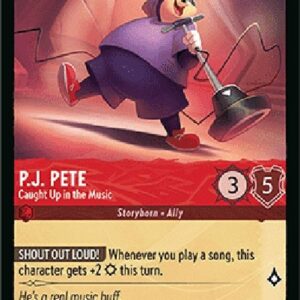 Lorcana 9FAB P.J. Pete - Caught Up in the Music