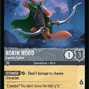 Lorcana 9FAB Robin Hood - Capable Fighter (V.1)