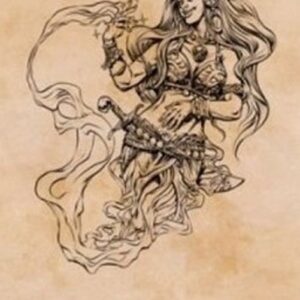 Magic: The Gathering Art Series: Djinni Windseer (V.1)