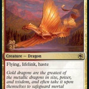 Magic: The Gathering Adult Gold Dragon (V.1)
