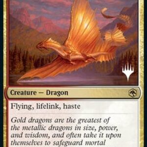 Magic: The Gathering Adult Gold Dragon (V.2)