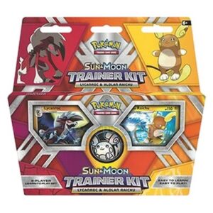 Pokemon SM Trainer Kit: Lycanroc & Alolan Raichu