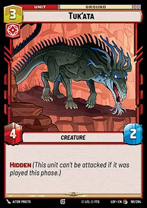 Star Wars Unlimited LOF Tuk'ata (V.1)