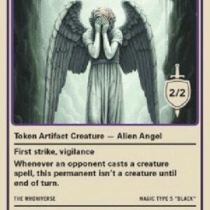 Magic: The Gathering Alien Angel Token (Artifact 2/2)