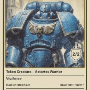 Magic: The Gathering Astartes Warrior Token (White 2/2)