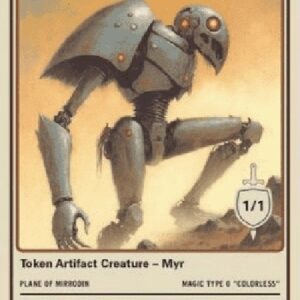 Magic: The Gathering Myr Token (Artifact 1/1) (V.1)