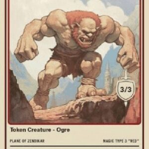 Magic: The Gathering Ogre Token (Red 3/3)