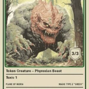 Magic: The Gathering Phyrexian Beast Token (Green 3/3)