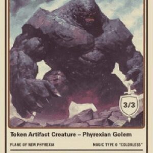 Magic: The Gathering Phyrexian Golem Token (Artifact 3/3)