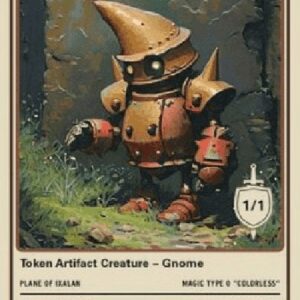 Magic: The Gathering Gnome Token (Artifact 1/1) (V.1)