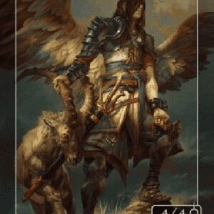 Magic: The Gathering Angel Token (White 4/4) (V.1)