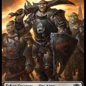 Magic: The Gathering Orc Army Token (Black 0/0) (V.2)