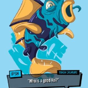 Magic: The Gathering Fish Token (Blue 1/1)