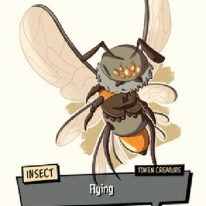Magic: The Gathering Insect Token (White 2/1)