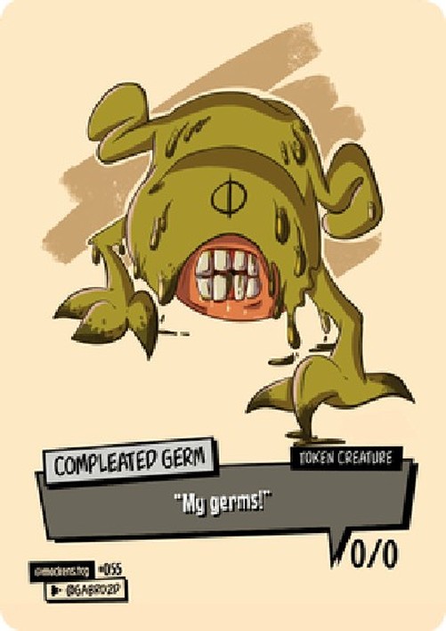 Magic: The Gathering Germ Token (Black 0/0)