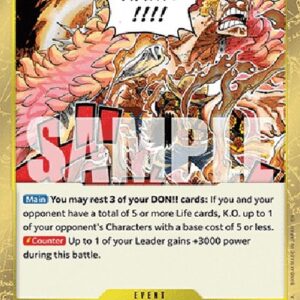 One Piece -JP Gum-Gum Fire-Fist Pistol Red Hawk (-114) (V.1)